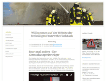 Tablet Screenshot of feuerwehr-fischbach.de